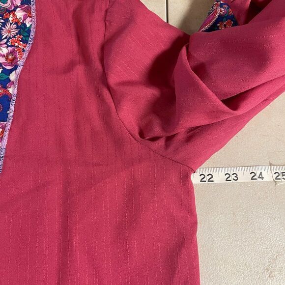 Vintage 80s floral Skirt Suit Set Medium - Picture 7 of 16